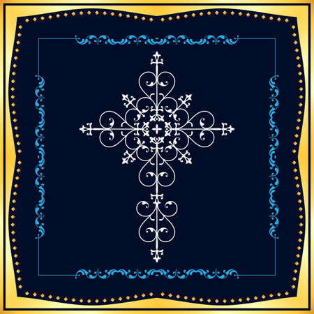 Christian Cross Design Vector Artのイラスト素材