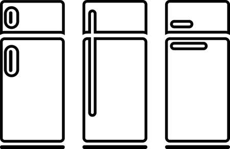 Refrigerator Icon Vector Illustrationのイラスト素材