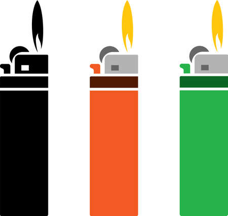 Lighter Icon Vector Illustrationのイラスト素材