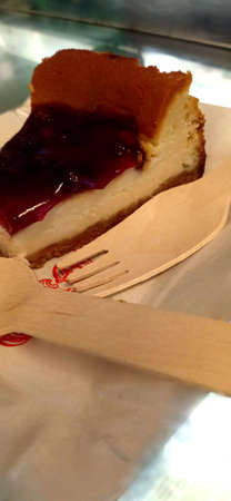 cheesecake with caramel - stock photoの写真素材