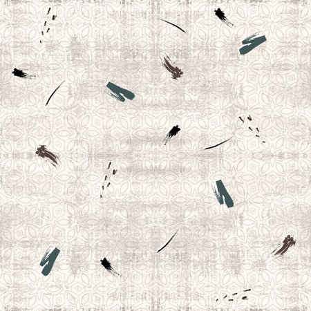 Seamless background pattern. Abstract geometric pattern in patchwork style.
