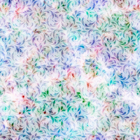 Seamless background pattern. Abstract geometric pattern in patchwork style.の写真素材