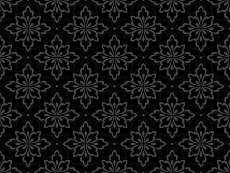 Seamless background pattern. Elegant vintage wallpaper or fabric.の写真素材