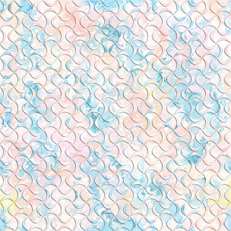 Seamless vector pattern with hand drawn zigzag stripes.の写真素材