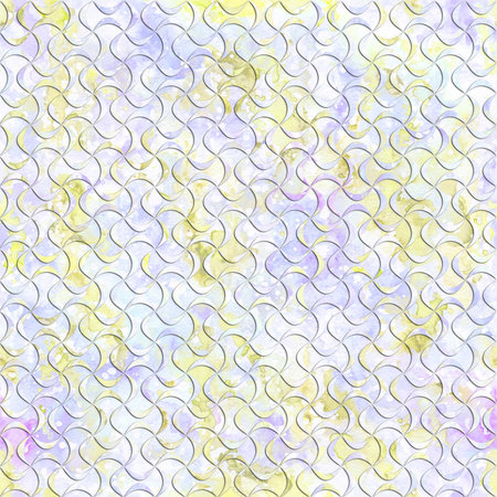 Seamless vector pattern with hand drawn zigzag stripes.の写真素材