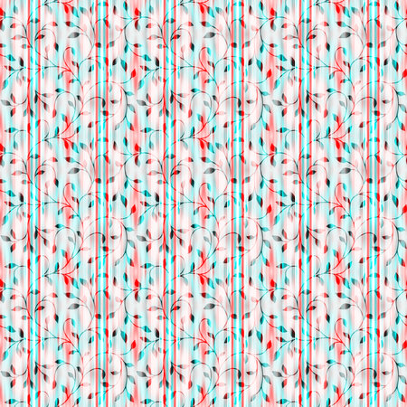 Seamless vector pattern with hand drawn stripes.の写真素材