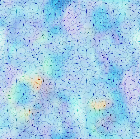 Seamless vector pattern with hand drawn zigzag stripes.の写真素材