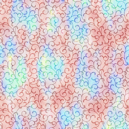 Seamless vector pattern with hand drawn zigzag stripes.の写真素材