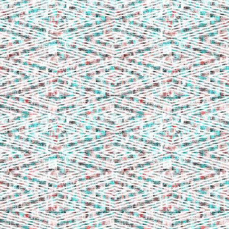 Seamless vector pattern with hand drawn zigzag stripes.の写真素材