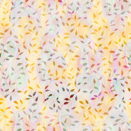 Seamless pattern with abstract ethnic ornament on old paper texture.の写真素材