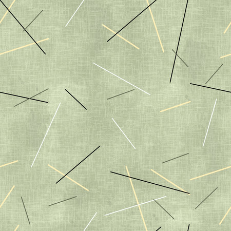 Seamless pattern with abstract ethnic ornament on old paper texture.の写真素材