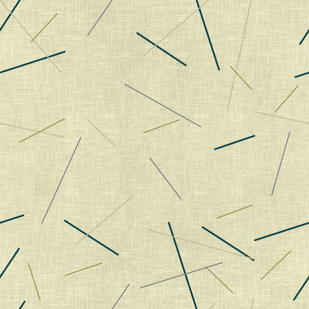 Seamless pattern with abstract ornament on old paper texture.の写真素材