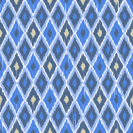 Seamless vector pattern with hand drawn zigzag stripes.の写真素材