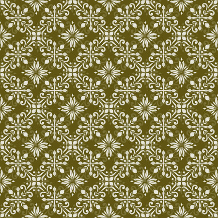 Seamless vector pattern with hand drawn zigzag stripes.の写真素材