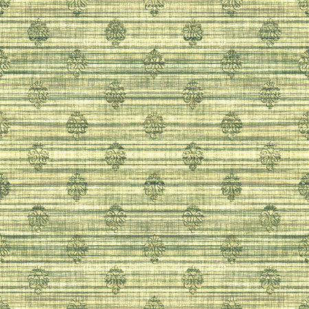 Seamless pattern with abstract ethnic ornament on old paper texture.の写真素材