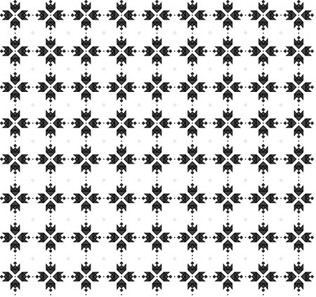 Seamless vector pattern with hand drawn zigzag stripes.の写真素材