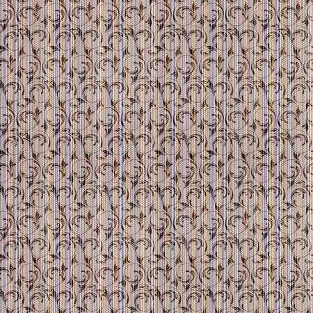 Seamless pattern with abstract ethnic ornament on old paper texture.