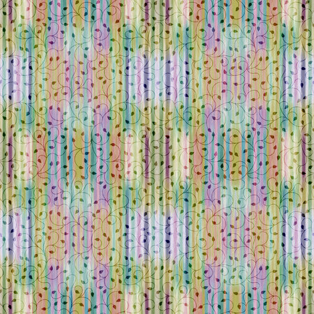 Seamless pattern with abstract ethnic ornament on old paper texture.の写真素材
