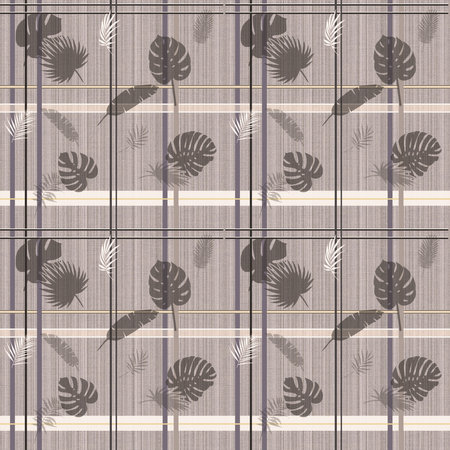 Seamless pattern with abstract ornament on old paper texture.の写真素材