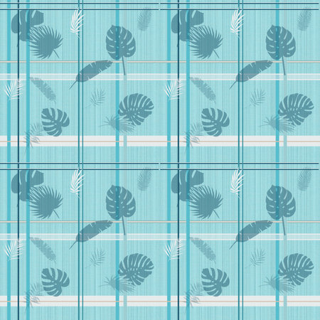 Seamless pattern with abstract ethnic ornament on old paper texture.の写真素材