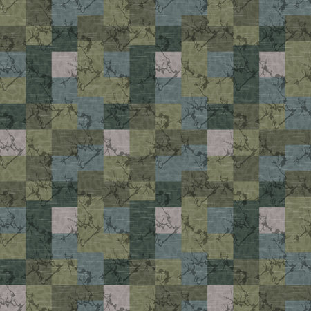 Seamless pattern with abstract ethnic ornament on old paper texture.の写真素材