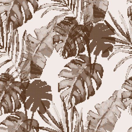 Seamless background pattern. Imitation of a textile pattern.の写真素材