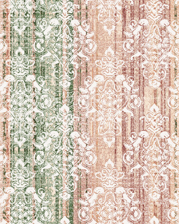 Vintage damask seamless pattern with stripes  . Baroque patterns. Imperial ornament decor. Royal luxury texture backgrounds. For art texture, vintage, ethnic , modern  carpet, rug, scarf, clipboardの写真素材