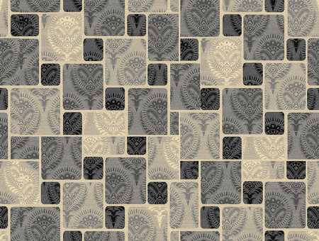 Seamless background pattern. Imitation of a textile pattern.の写真素材