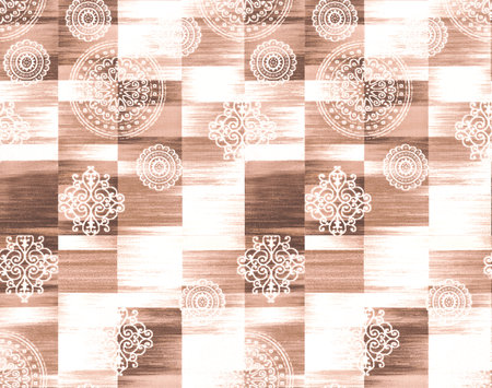Seamless background pattern. Imitation of a textile pattern.の写真素材