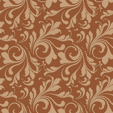 Seamless background pattern. Imitation of a textile pattern.