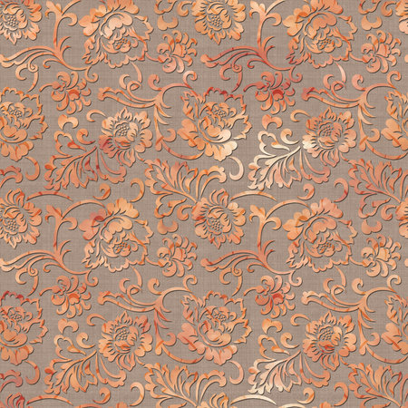 Seamless background pattern. Imitation of a textile pattern.の写真素材
