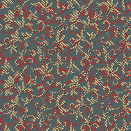 Seamless background pattern. Imitation of a textile pattern.の写真素材
