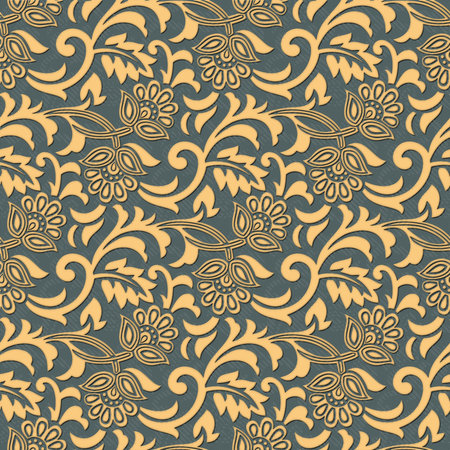 Seamless background pattern. Imitation of a textile pattern.の写真素材