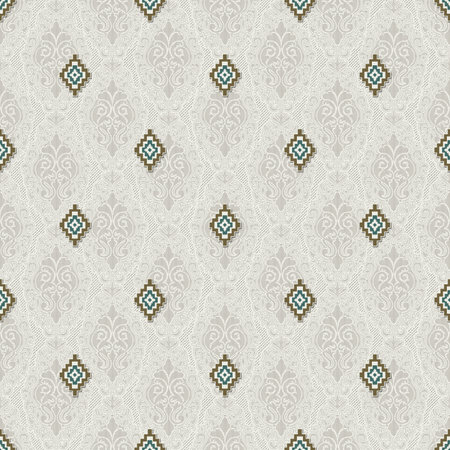 Seamless background pattern. Imitation of a textile pattern.の写真素材