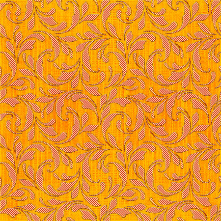 Seamless background pattern. Imitation of a textile pattern.の写真素材