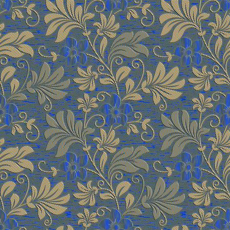 Seamless background pattern. Imitation of a textile pattern.の写真素材