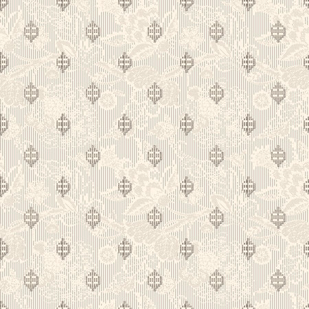 Seamless lace pattern in beige and beige tones.の写真素材
