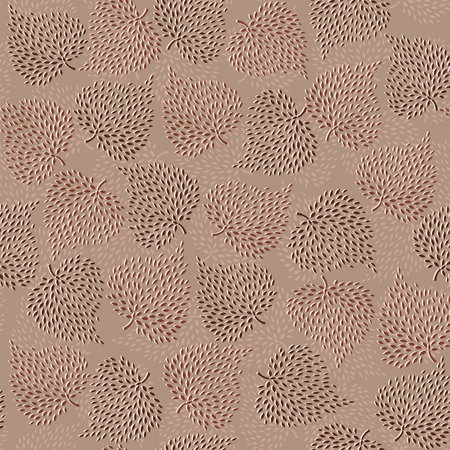 Seamless vector floral pattern with abstract flowers. Can be used for wallpaper, pattern fills, web page background,surface textures.の写真素材