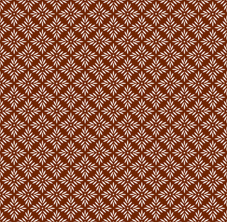 Seamless pattern based on traditional Japanese ornament Kumiko.Brown color.の写真素材