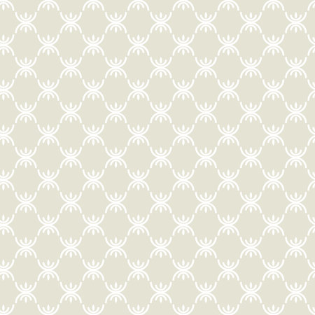 Seamless vector background. Modern geometric pattern with repeating elements. Light gray and white ornamentの写真素材
