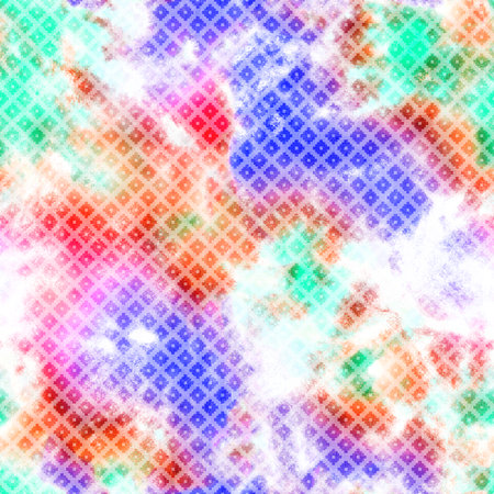 Seamless watercolor pattern. Multicolored abstract background.の写真素材