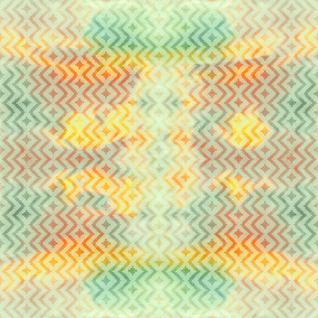 Seamless tie-dye pattern of indigo color on white silk. Hand painting fabrics.の写真素材