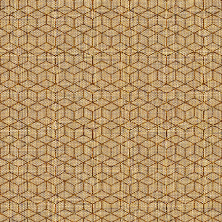Seamless pattern of beige woven matting. Textile background.の写真素材