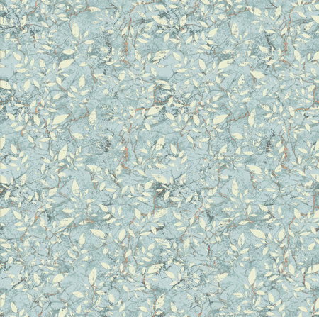 Seamless pattern with leaves. Hand drawn grunge texture.の写真素材