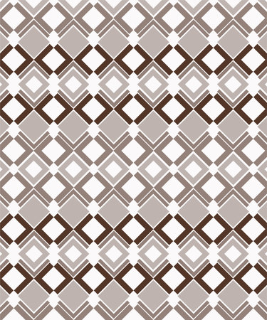 Seamless geometric pattern based on traditional arabic art.Brown color.Great design for fabric,textile,cover,wrapping paper,background.Fine lines.の写真素材