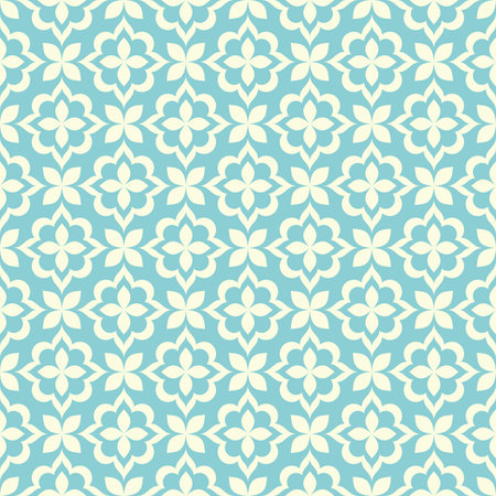 Seamless pattern with flowers. Vector illustrationの写真素材