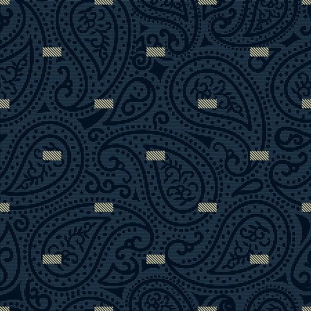 Seamless background pattern. Paisley pattern. Vector image.の写真素材