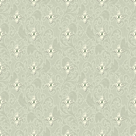 Seamless damask pattern. Vector illustration. Textile rapport.の写真素材