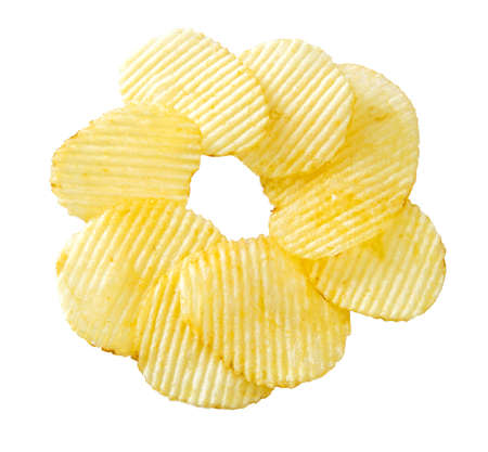 Potato chipsの写真素材