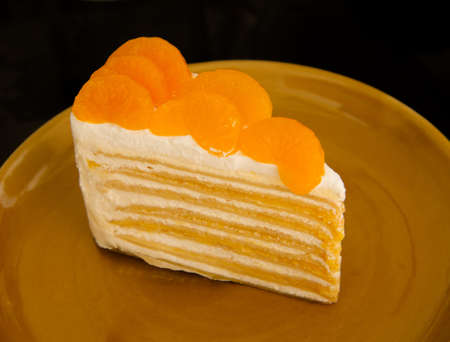 orange cakeの写真素材